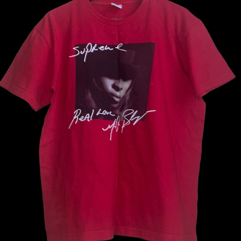Supreme Red Real Love Graphic Tee